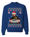 Let's Go Brandon Leo Laughing Meme  Merry Ugly Christmas Sweater Unisex Crewneck Graphic Sweatshirt