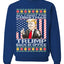 All I Want For Christmas is Trump Back In Office  Merry Ugly Christmas Sweater Unisex Crewneck Graphic Sweatshirt