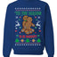 Tis' The Season To Be Naughty  Merry Ugly Christmas Sweater Unisex Crewneck Graphic Sweatshirt