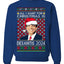 All I Want For Christmas Is Desantis 2024 President Elections Ugly Christmas Sweater Unisex Crewneck Graphic Sweatshirt