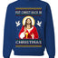 Put Christ Back In Christmas Ugly Christmas Sweater Unisex Crewneck Sweatshirt