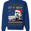 Hunter Let It Snow Biden Ugly Christmas Sweater Unisex Crewneck Sweatshirt