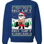 No Lift No Gift Fitness Workout Santa Ugly Christmas Sweater Unisex Crewneck Sweatshirt