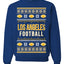City of Los Angeles LAR American Football Fantasy Fan Ugly Christmas Sweater Unisex Crewneck Sweatshirt