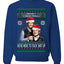 Here To F Stuff Up Step Brothers Holiday Pose Ugly Christmas Sweater Unisex Crewneck Sweatshirt