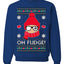 Oh Fudge Funny Story Ugly Christmas Sweater Unisex Crewneck Sweatshirt