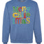 Colorful Merry Merry Christmas Decoration Merry Christmas Unisex Crewneck Graphic Sweatshirt