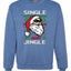 Santa Single and Ready to Jingle Merry Christmas Unisex Crewneck Graphic Sweatshirt