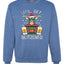 Lets Get Blitzened Deer With Beer Merry Christmas Unisex Crewneck Graphic Sweatshirt