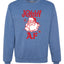 Santa Jolly AF Merry Christmas Unisex Crewneck Graphic Sweatshirt