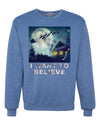 I Want To Believe  Merry Christmas Unisex Crewneck Graphic Sweatshirt
