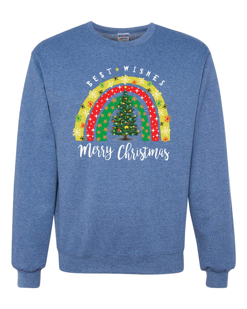 Merry Merry Christmas Best Wishes  Merry Christmas Unisex Crewneck Graphic Sweatshirt