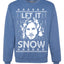 Let It Snow Jon Snow Digital Merry Ugly Christmas Sweater Unisex Crewneck Graphic Sweatshirt