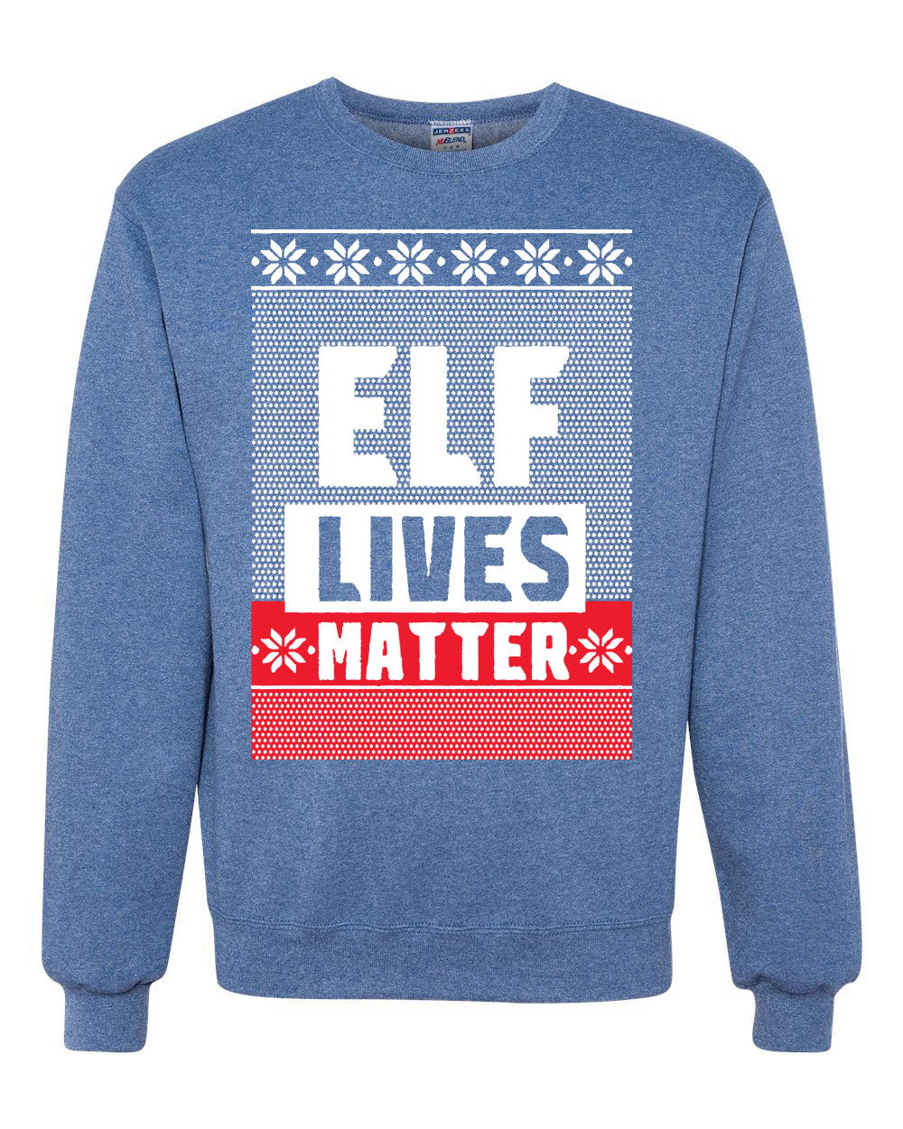 Elf Lives Matter Christmas Sweater Unisex Crewneck Sweatshirt