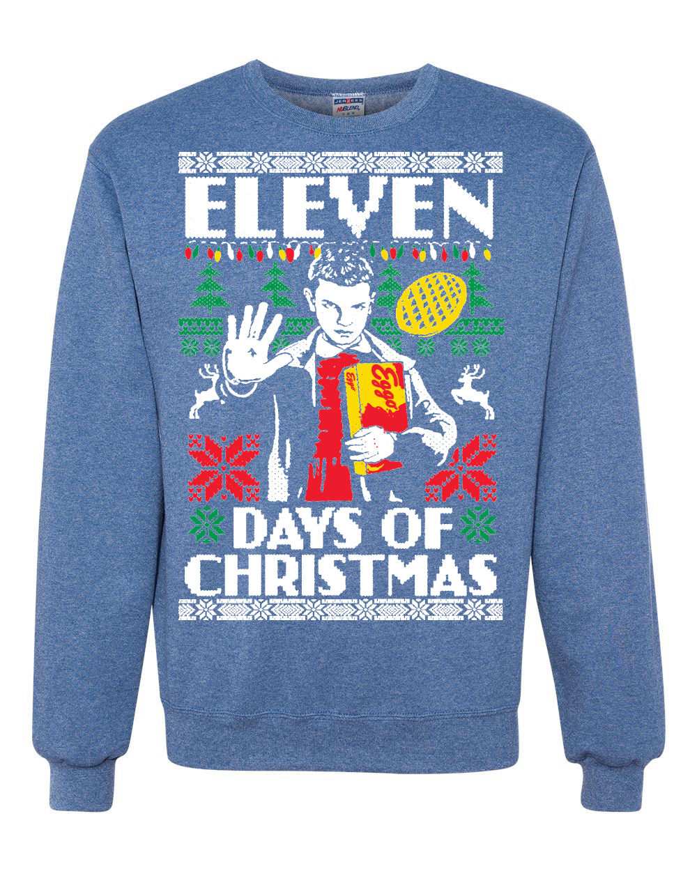 Eleven Days of Christmas Ugly Christmas Sweater Unisex Crewneck Graphic Sweatshirt