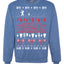 Stranger Merry Christmas Upside Down Bikes  Ugly Christmas Sweater Unisex Crewneck Graphic Sweatshirt