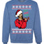 Funny Snoop Hos Hos Hos Christmas  Ugly Christmas Sweater Unisex Crewneck Graphic Sweatshirt