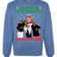 We From The North Yeah That Way White  Ugly Christmas Sweater Unisex Crewneck Graphic Sweatshirt