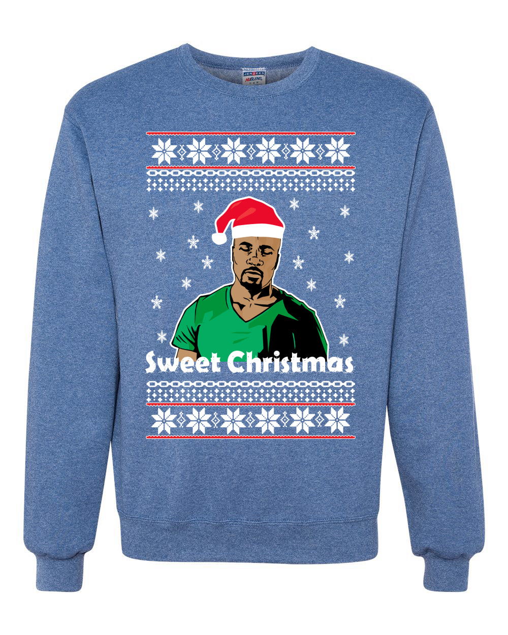 Sweet Christmas Cage TV Quote Merry Ugly Christmas Sweater Unisex Crewneck Graphic Sweatshirt