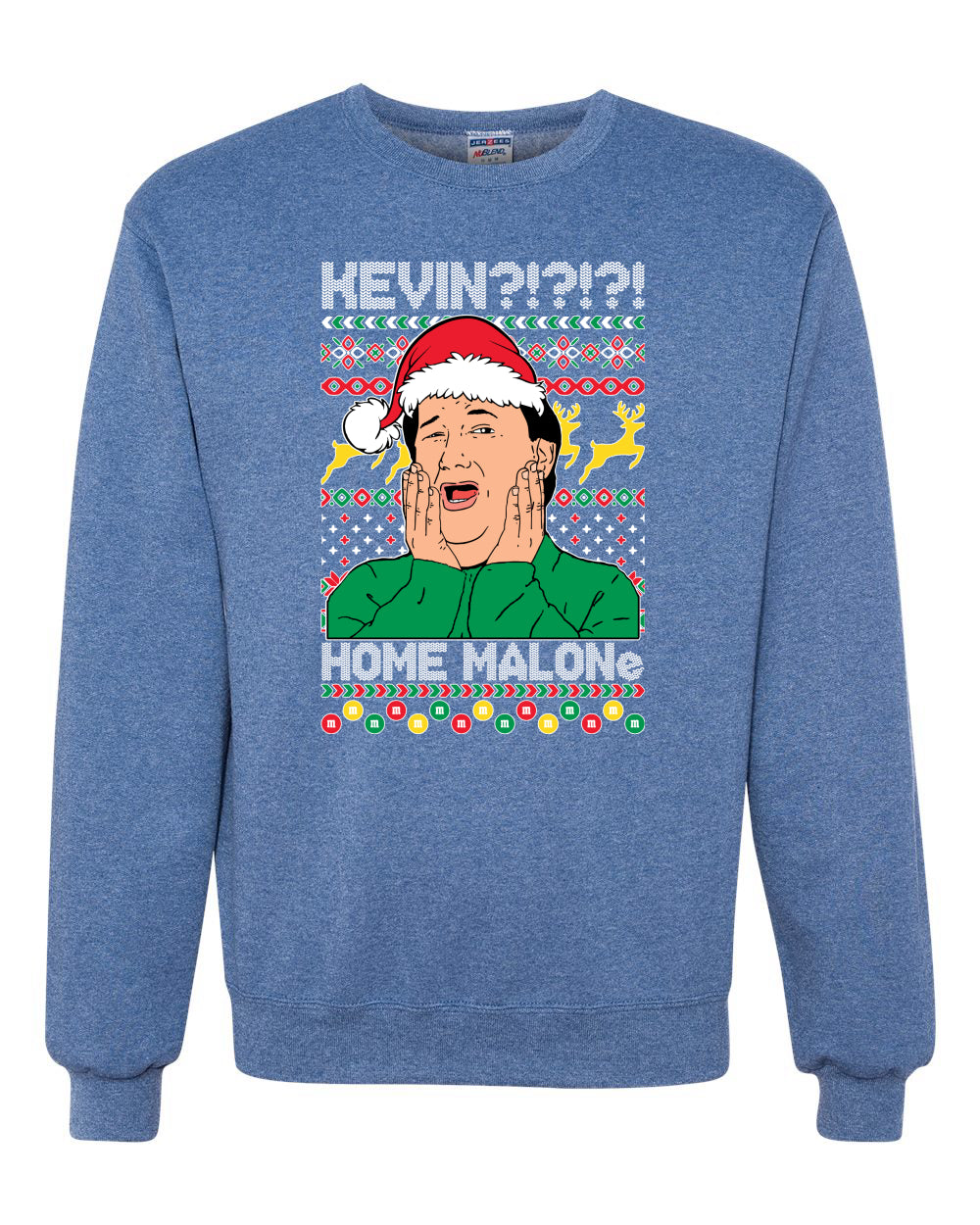 Kevin Home Malone Office Tv Xmas Merry Ugly Christmas Sweater Unisex Crewneck Graphic Sweatshirt