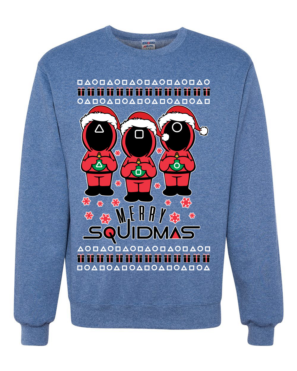 Merry Squidmas Ugly Christmas Sweater Unisex Crewneck Sweatshirt