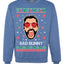 Bad Benito Bunny Latin Trap Xmas Ugly Christmas Sweater Unisex Crewneck Graphic Sweatshirt