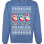 Holiday Spirits Drink Drank Drunk Snowmen Ugly Christmas Sweater Unisex Crewneck Sweatshirt
