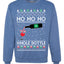 Ho Ho Ho Whole Bottle Wine Spirits Ugly Christmas Sweater Unisex Crewneck Sweatshirt