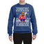 Biggie Wonder Why Christmas Missed Us King On A Throne Ugly Christmas Sweater Unisex Crewneck Graphic Sweatshirt
