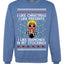 I Like Christmas, I like Presents Cardi Ugly Christmas Sweater Unisex Crewneck Sweatshirt