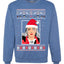I'm the Naughty Type Song Parody | Billie Music Fan Xmas  Ugly Christmas Sweater Unisex Crewneck Sweatshirt