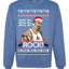 Funny The Rock Jingle Bell Rock Johnson  Ugly Christmas Sweater Unisex Crewneck Sweatshirt