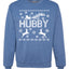 Christmas Hubby Love Merry Ugly Christmas Sweater Unisex Crewneck Graphic Sweatshirt