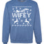 Christmas Wifey Love Merry Ugly Christmas Sweater Unisex Crewneck Graphic Sweatshirt