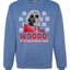 Woooo! It's Christmas Time Ugly Christmas Sweater Unisex Crewneck Sweatshirt