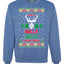 Have A Holly Jolly Christmas Merry Ugly Christmas Sweater Unisex Crewneck Graphic Sweatshirt