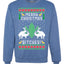 Merry Christmas Bitches Merry Ugly Christmas Sweater Unisex Crewneck Graphic Sweatshirt