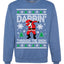 Darbin Through The Snow Christmas Ugly Christmas Sweater Unisex Crewneck Graphic Sweatshirt