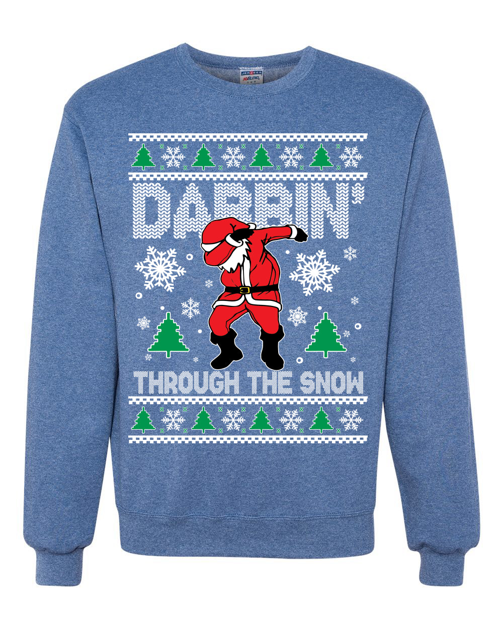 Darbin Through The Snow Christmas Ugly Christmas Sweater Unisex Crewneck Graphic Sweatshirt