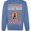DBZ Anime Cartoon Fan Reach Over 9,000 Ugly Christmas Sweater Unisex Crewneck Sweatshirt