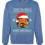 Snoop 'Twas The Nizzle Before Christmizzle Ugly Christmas Sweater Unisex Crewneck Graphic Sweatshirt