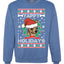 Yappy Holidays  Merry Ugly Christmas Sweater Unisex Crewneck Graphic Sweatshirt