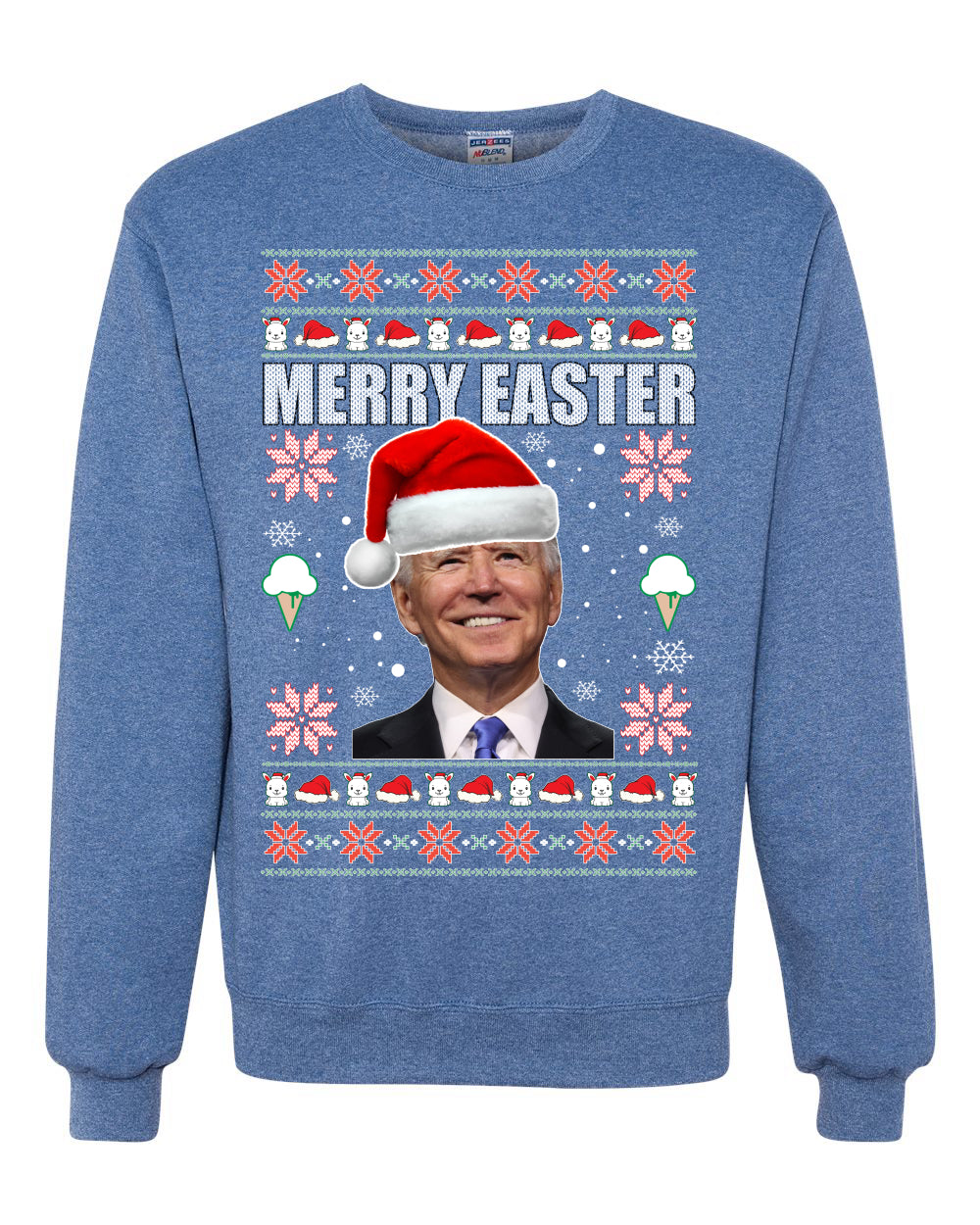 Merry Easter Christmas Unisex Crewneck Graphic Sweatshirt