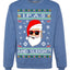 Original Hipster IPAs and Sleigh?!  Merry Ugly Christmas Sweater Unisex Crewneck Graphic Sweatshirt