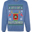 Let's Get Blitzened Rein Beer  Merry Ugly Christmas Sweater Unisex Crewneck Graphic Sweatshirt