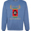 Let's Get Blitzened Christmas Unisex Crewneck Graphic Sweatshirt