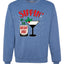 Sippin' On The Holiday Spirit Christmas Unisex Crewneck Graphic Sweatshirt