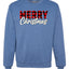 Merry Christmas Buffalo Plaid Christmas Unisex Crewneck Graphic Sweatshirt