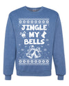 Jingle My Bells Individual Couples Ugly Christmas Sweater Unisex Crewneck Graphic Sweatshirt