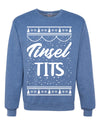 Tinsel Tits Individual Couples Ugly Christmas Sweater Unisex Crewneck Graphic Sweatshirt